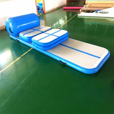 30cm Air Sealed Latihan Inflatable Air Track Jatuh Tikar Senam Hijau Mint