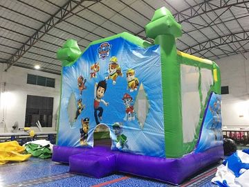 Penggunaan Komersial Rumah Inflatable Bouncy Castle, Rumah Bouncer Tiup Rumah Lompat Dengan Slide