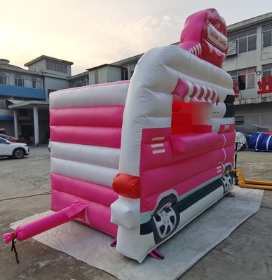 0.55mm PVC Anak Inflatable Bouncer Mobil Kecil Bouncy Castle Blower