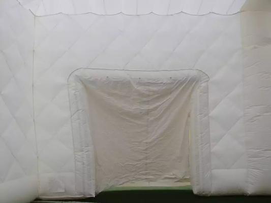 0.55mm PVC Inflatable Tent Cube Untuk Acara Besar Warna Putih