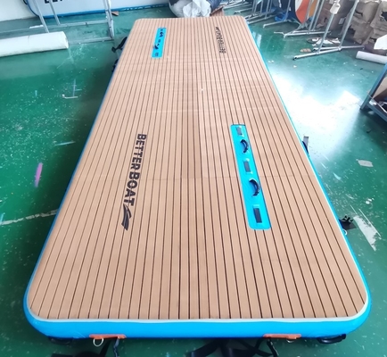 OEM Inflatable Floating Platform Water Mainkan Jet Ski Dock Drop Stitch