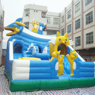 Fun Amusement Inflatable Bouncer Combo Jumping Castle 6mL * 5mW * 3mH