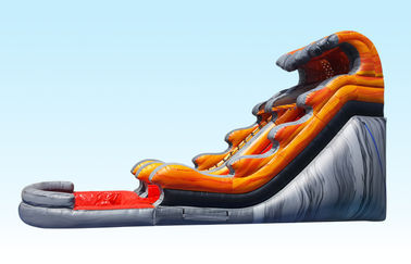 Lava Tidal Wave Inflatable Water Slides Untuk Dewasa Dan Anak-Anak, Permainan Outdoor