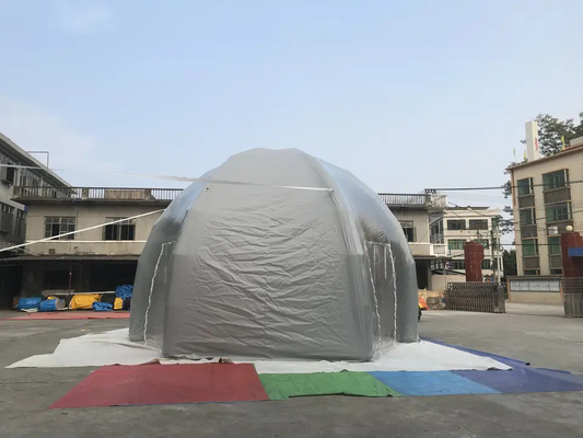 Iklan Acara Tenda Bersegel Udara Berkemah Tampilan Tiup Spider Air Tent