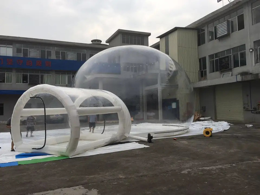 Pvc Tarpaulin Inflatable Dome Air Bubble Tent Untuk Hotel Outdoor