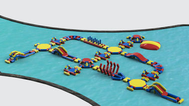 Luar Dewasa Aflex Inflatable Water Park Dengan Pompa Udara / Bahan Perbaikan