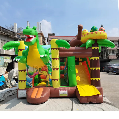 5x5m Inflatable Slide Bounce House Dengan Blower Jumping Castle Slide Combo