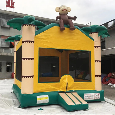 Kecil Pvc Inflatable Jumper Bouncer Commercial Jumping House 4x4m