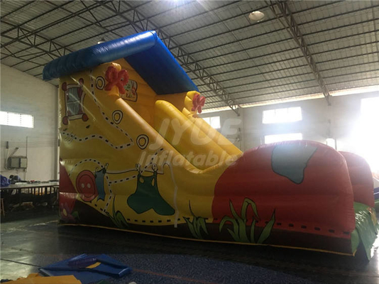 15oz PVC Fabric Inflatable Water Slides Kelas Komersial Untuk Goyang Slides