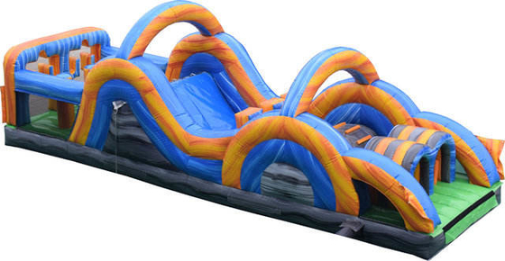 PVC Inflatable 5k Bounce House Balita Rintangan Blower Udara