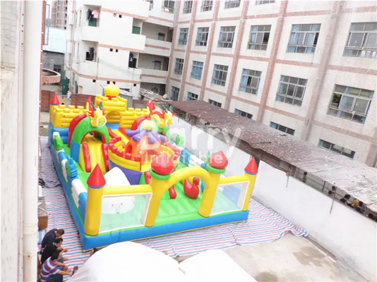 Taman Hiburan Tiup Ramah Anak Dengan Pencetakan Taman Bermain Luar Ruangan Blow Up Jumping Castle