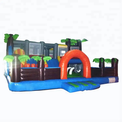 Taman Hiburan PVC Inflatable Combo Games Bouncy Jumping Castles