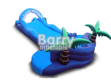 Jungle Lawn Inflatable Water Slides Pohon Kelapa Inflatable  Untuk Anak-Anak