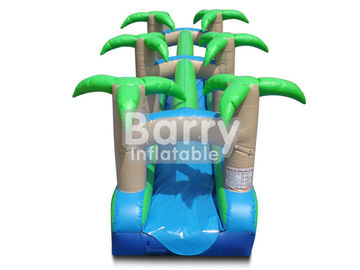 Water Playground Rainforest Inflatable Water Slides Tahan Api 28L X 8W X 11H Ft