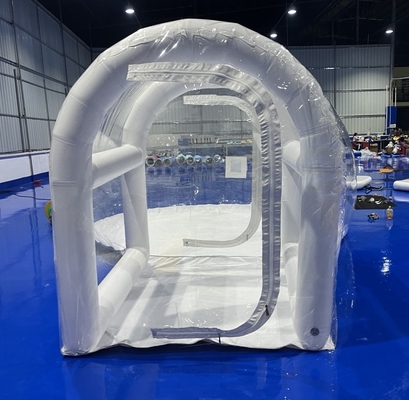 1mm PVC Transparan Gelembung Berkemah Tenda Digital printing