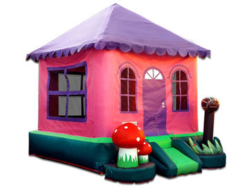 CE Komersial Kecil / Mini Pink Inflatable Bouncer Rental Untuk Acara Pesta