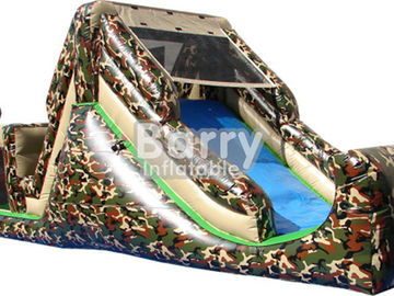 0,55 PVC Army Inflatable Hambatan Kursus Hambatan Militer Untuk Orang Dewasa