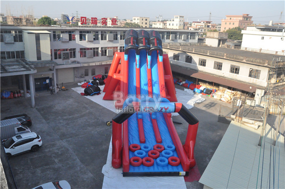Insane Inflatable 5K Obstacle Run Event 2023 Warna Merah Dan Biru