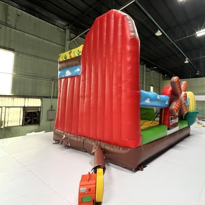 0.55mm PVC Commercial Jumping House Cow Jumper benteng melompat