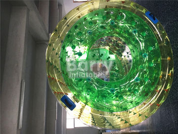Outdoor Inflatable Water Toys Aqua Rolling Ball Dengan Bahan PVC / TPU