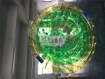 Outdoor Inflatable Water Toys Aqua Rolling Ball Dengan Bahan PVC / TPU