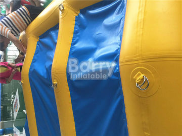 Kuning 8 Kursi Inflatable Toy Boat Air Permainan Banana Boat Inflatable Water Toy