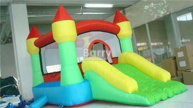 Disesuaikan mini bouncer pesta tiup ， melompat rumah dengan slide kecil untuk anak-anak