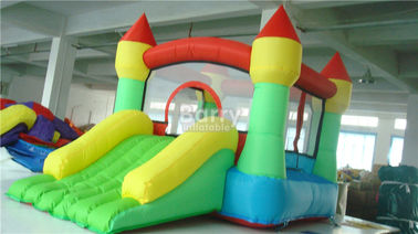 Disesuaikan mini bouncer pesta tiup ， melompat rumah dengan slide kecil untuk anak-anak