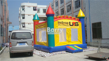 Pesta Ulang Tahun Inflatable Bouncer Commercial Bounce House 0.55mm PVC Tarpaulin