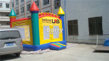 Pesta Ulang Tahun Inflatable Bouncer Commercial Bounce House 0.55mm PVC Tarpaulin