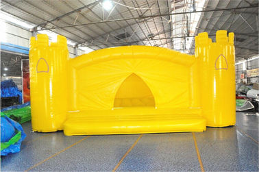 Kuning Big Jump Moonwalk Kelas Komersial Bounce House Untuk Dewasa EN71 Disetujui