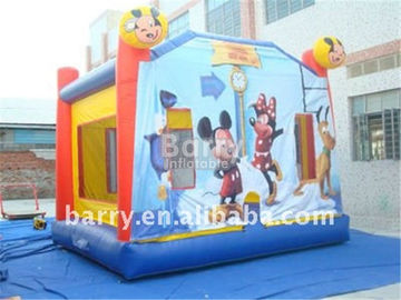 Pesta Anak-anak Inflatable Bouncer Mickey Mouse Indoor Bounce House Dengan Blower