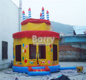 Kue Pesta Ulang Tahun Inflatable Bounce House Anti - Static Inflatable Playhouse