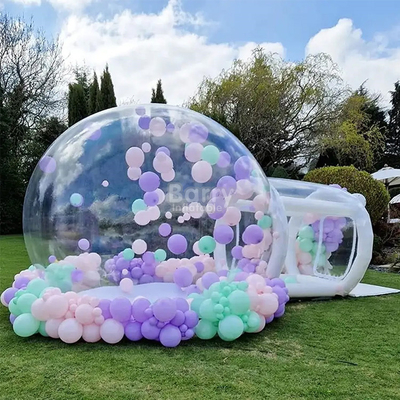 Tenda Inflatable Portable Clear Bubble Balloon Dome Clear Bubble Tent Dengan Otentikasi BSCI