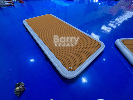 Pencetakan Digital Pembuatan Floating Dock Blow Up Swim Platform Dengan Pompa Udara Dan Warna Disesuaikan