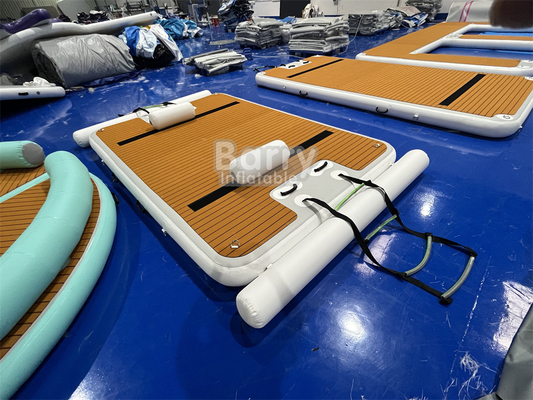 Olahraga air Dock Inflatable Blow Up Swim Platform Dengan Kapasitas Tergantung pada Ukuran