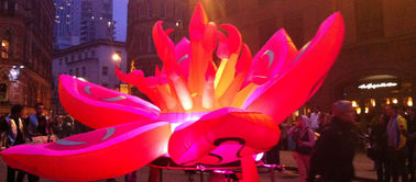 Indah Disesuaikan Inflatable Lighting Decoration Led Inflatable Flower