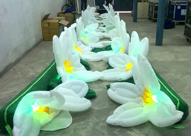 Raksasa Bunga Tiup Produk Iklan Dengan LED, Rantai Bunga Tiup Dekorasi