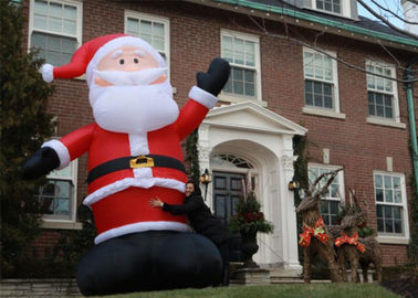Custom Made Inflatable Produk Iklan Inflatable Christmas Santa Untuk Festival