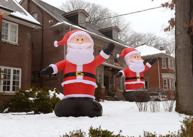 Custom Made Inflatable Produk Iklan Inflatable Christmas Santa Untuk Festival
