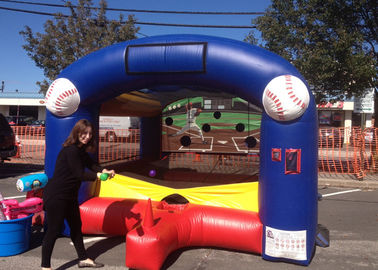 Dewasa Anak-anak Inflatable Sports Games / Target Inflatable Baseball Game Dengan PVC