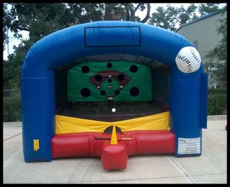 Dewasa Anak-anak Inflatable Sports Games / Target Inflatable Baseball Game Dengan PVC