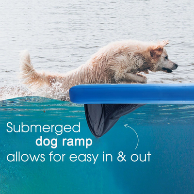 Outdoor Small Dog Floating Inflatable Ladder Dog Ladder Ramp Untuk Anjing Anjing Hewan Peliharaan Naik Dari Air