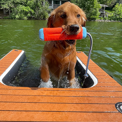 Anjing Air Play Inflatable Pup Plank Ramp Anjing Pet Ramp Plank Float Platform Untuk Dijual Ramp Anjing Inflatable