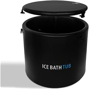Custom Logo Inflatable Cold Plunge Ice Bath Tube Inflatable Bathtub Untuk Atlet, Air Chiller Kompatibel