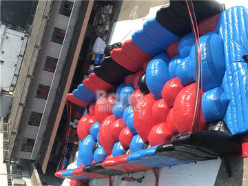 Barry Disesuaikan Menarik Raksasa Jump Around Inflatable 5K Hambatan Course Race Kasus Berhasil