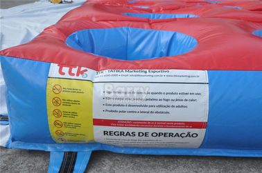 Perlawanan Rintangan Tiup, Inflatables 5k Kendala Kasur Run Ukuran 20x10x1.2M