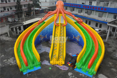 Disesuaikan Kolam Renang Octopus Water Slide, Giant Water Slide Untuk Kolam Renang