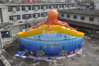 Disesuaikan Kolam Renang Octopus Water Slide, Giant Water Slide Untuk Kolam Renang