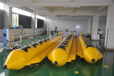 Tugas Berat Komersial 8 Orang atau Customzied PVC Terpal Inflatable Banana Boat Tube